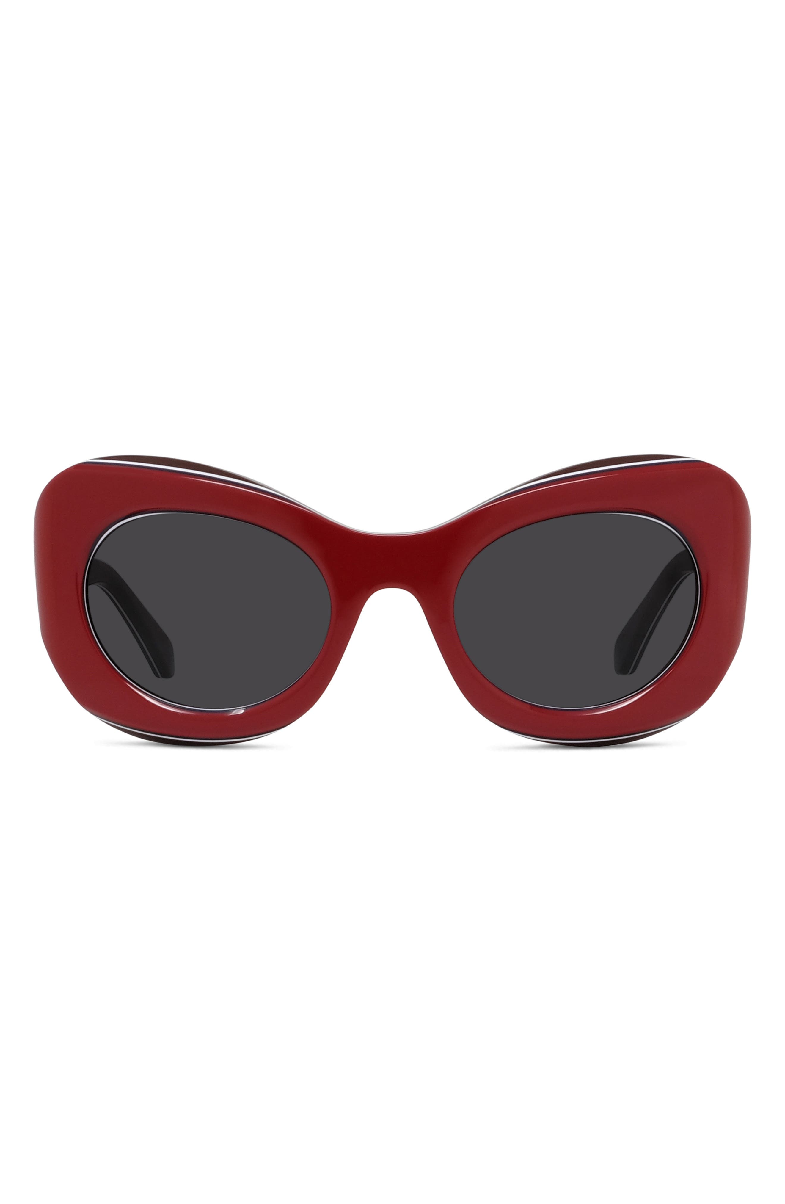 selected SHINY RED / SMOKE