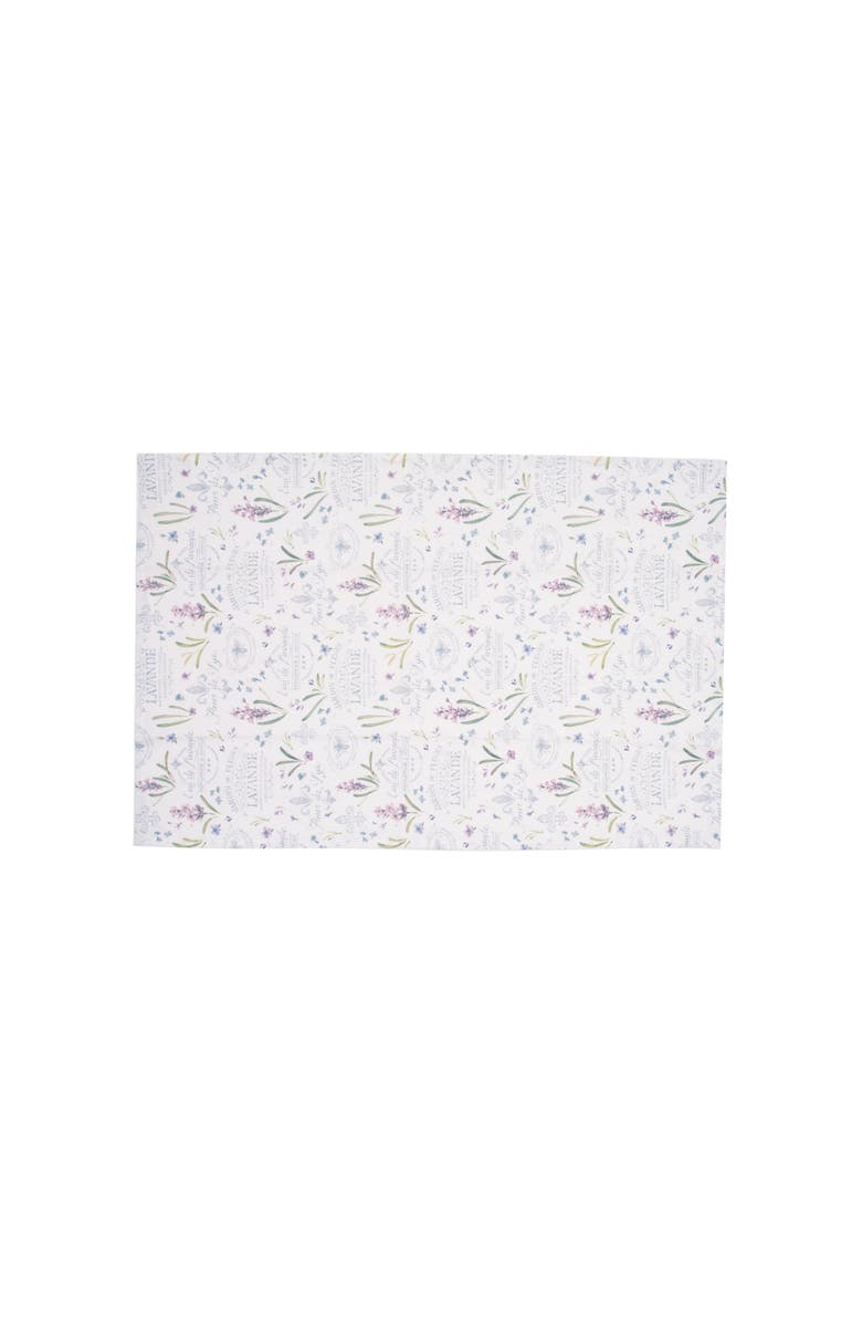 C&F Home Lavender Provence Eau de Lavande Botanical Kitchen and Bathroom Graphic Print Hand Towels Set of 2, Alternate, color, Purple