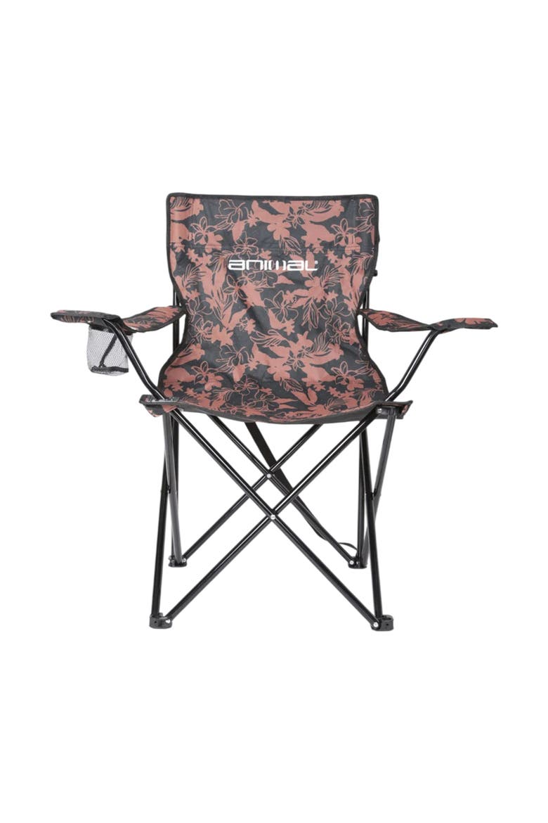 Floral Folding Chair, Alternate, color, Brown