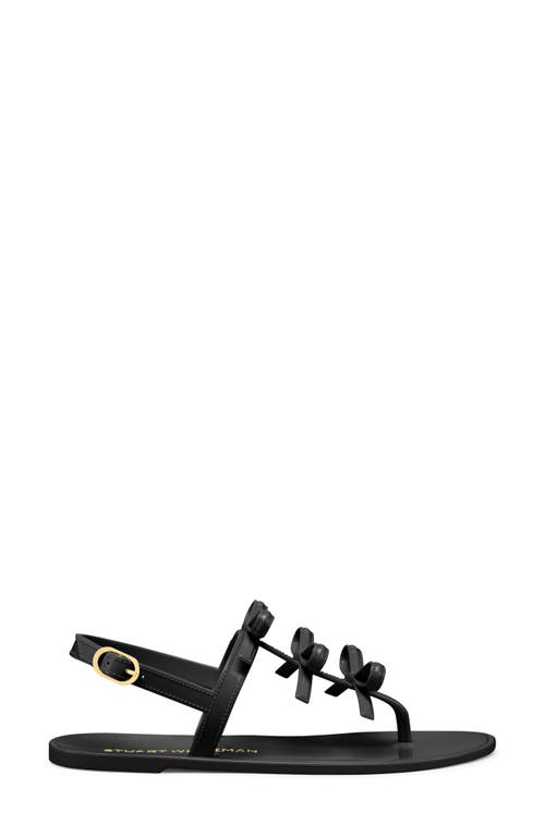Stuart Weitzman Felicity Jelly Sandal In Black