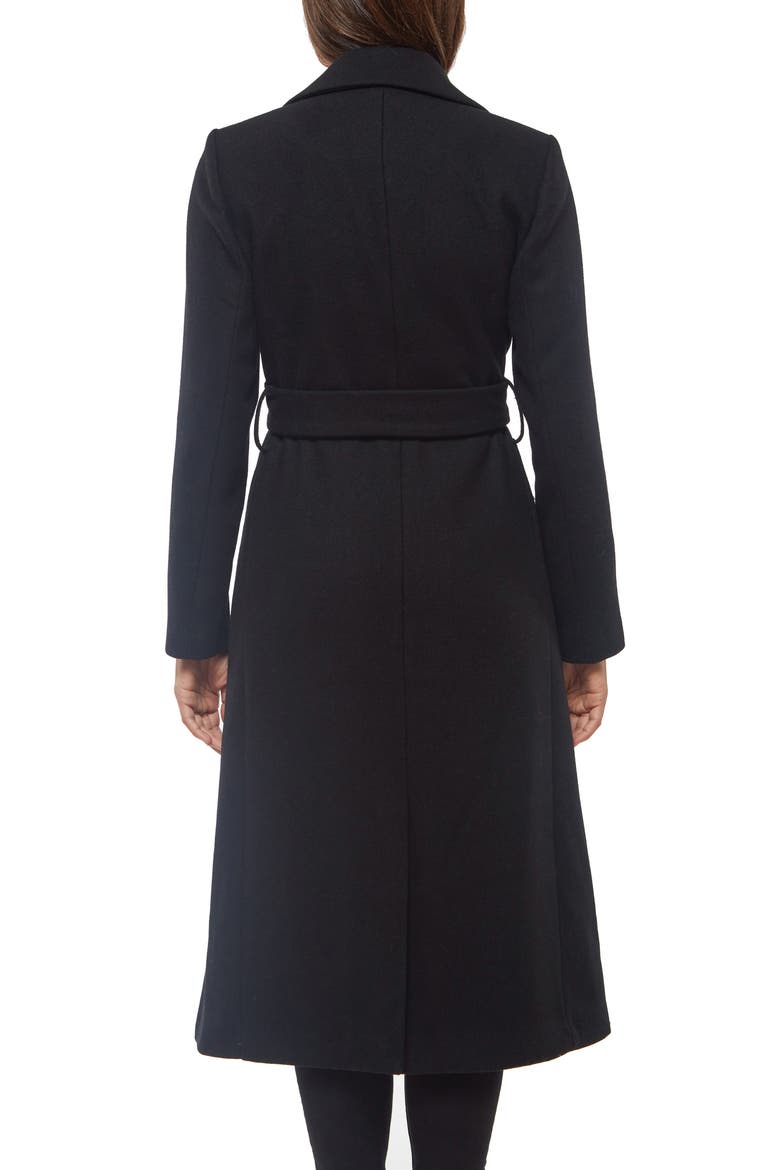 Wool Blend Wrap Coat, Alternate, color, BLACK