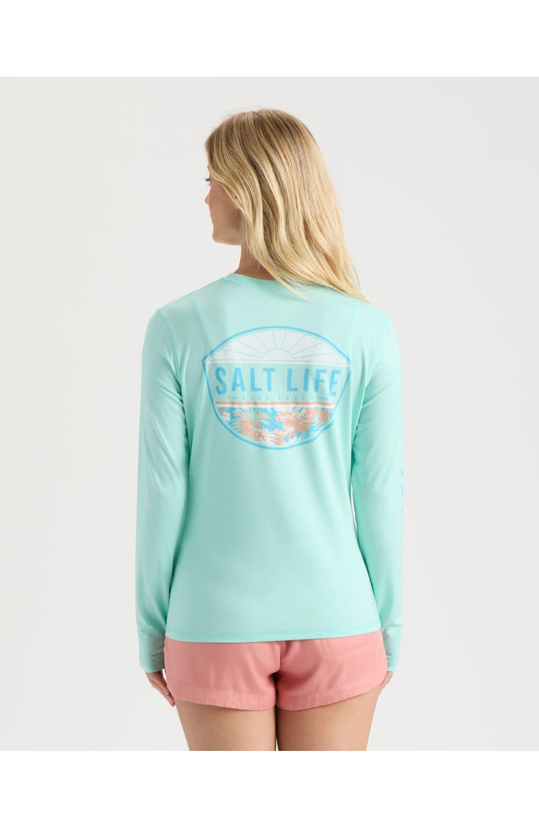 Salt Life Lavish Livin SLX Performance Long Sleeve Tee, Alternate, color, Light Aruba Heather