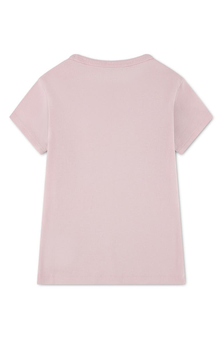 abercrombie kids Kids' I Love Sports Rib Graphic T-Shirt, Alternate, color, Chalk Pink