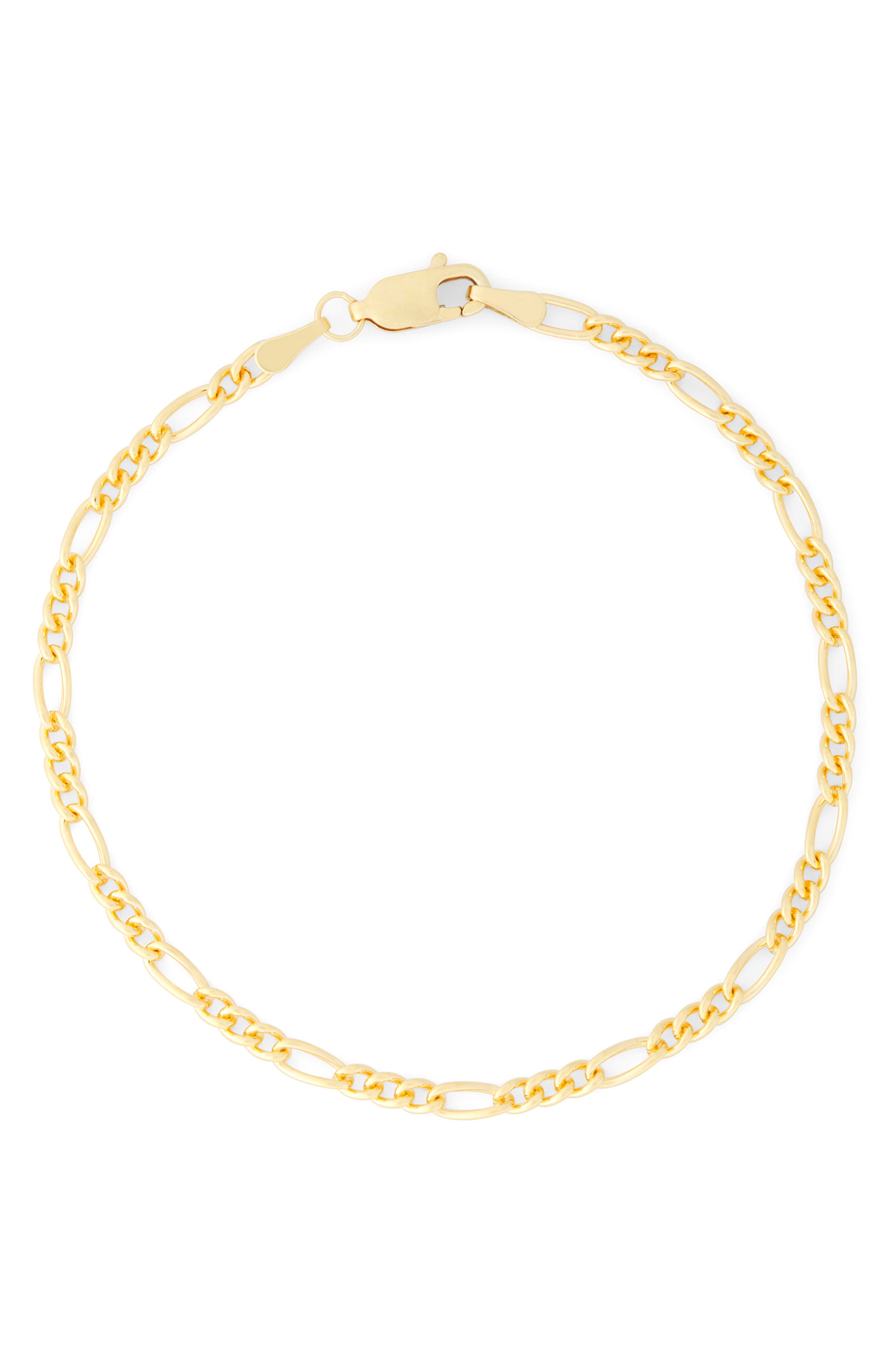 FUZION CREATIONS Figaro Chain Bracelet