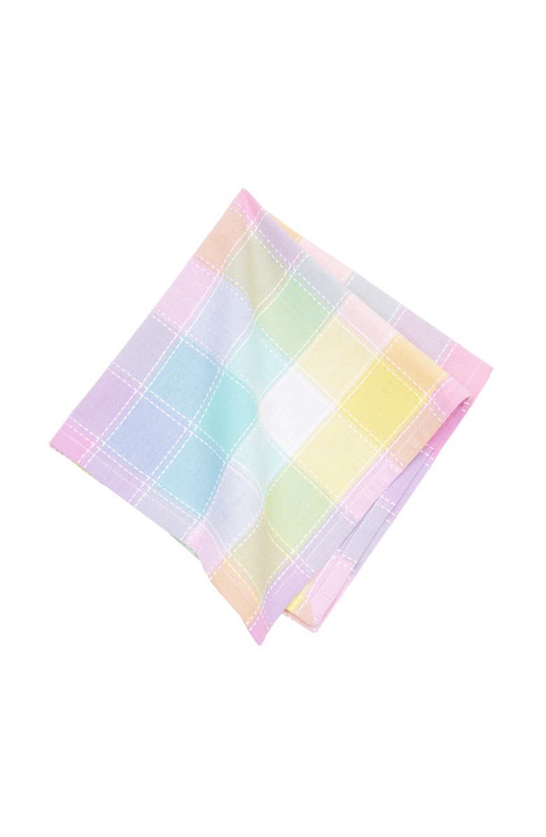 C&F Home Hana Color Block Plaid Napkin Set of 6, Alternate, color, Pink