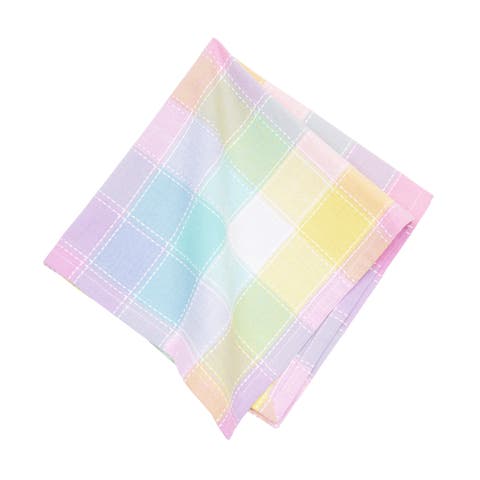 Hana Color Block Plaid Napkin