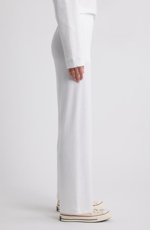 The Great . The Victory Cotton Sweatpants In True White