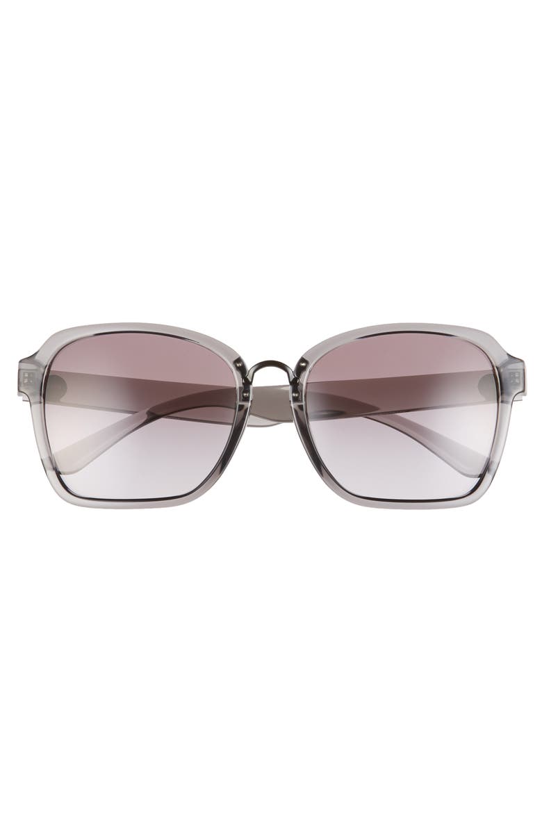 Tory Burch 57mm Gradient Square Sunglasses, Alternate, color, 