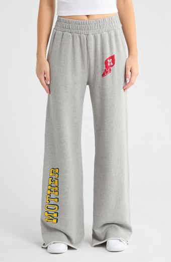 MOTHER Quickie Roller Cut Cotton Sweatpants