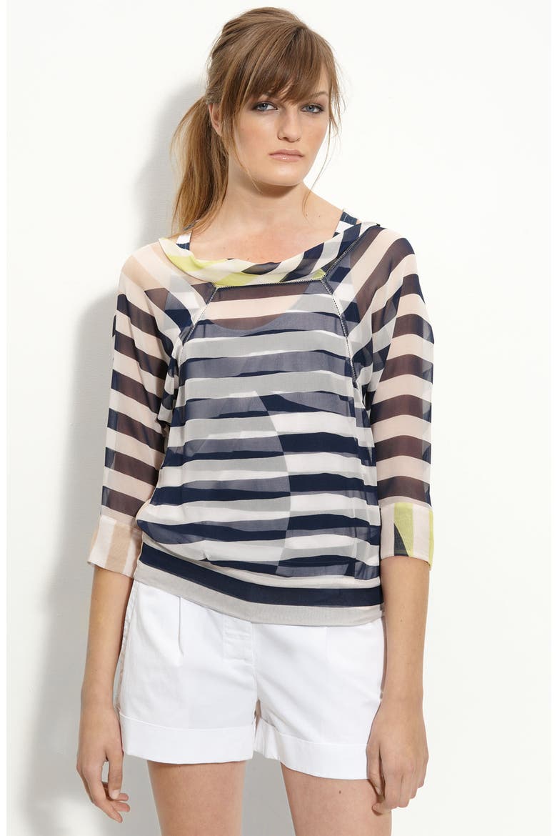 'Helmina' Top, Main, color, GIANT BALLOON STRIPE