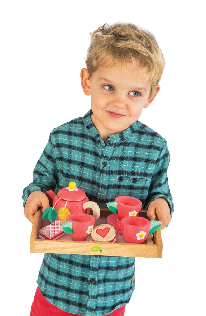 Tender Leaf Toys 11-Piece Tea Tray Toy Set, Alternate, color, Multi