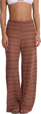 Gottex Beach Life Desert Mirage High Waist Wide Leg Beach Pants