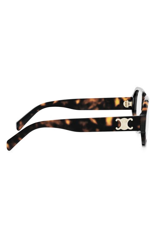 Celine Triomphe 56mm Geometric Eyeglasses In Multi