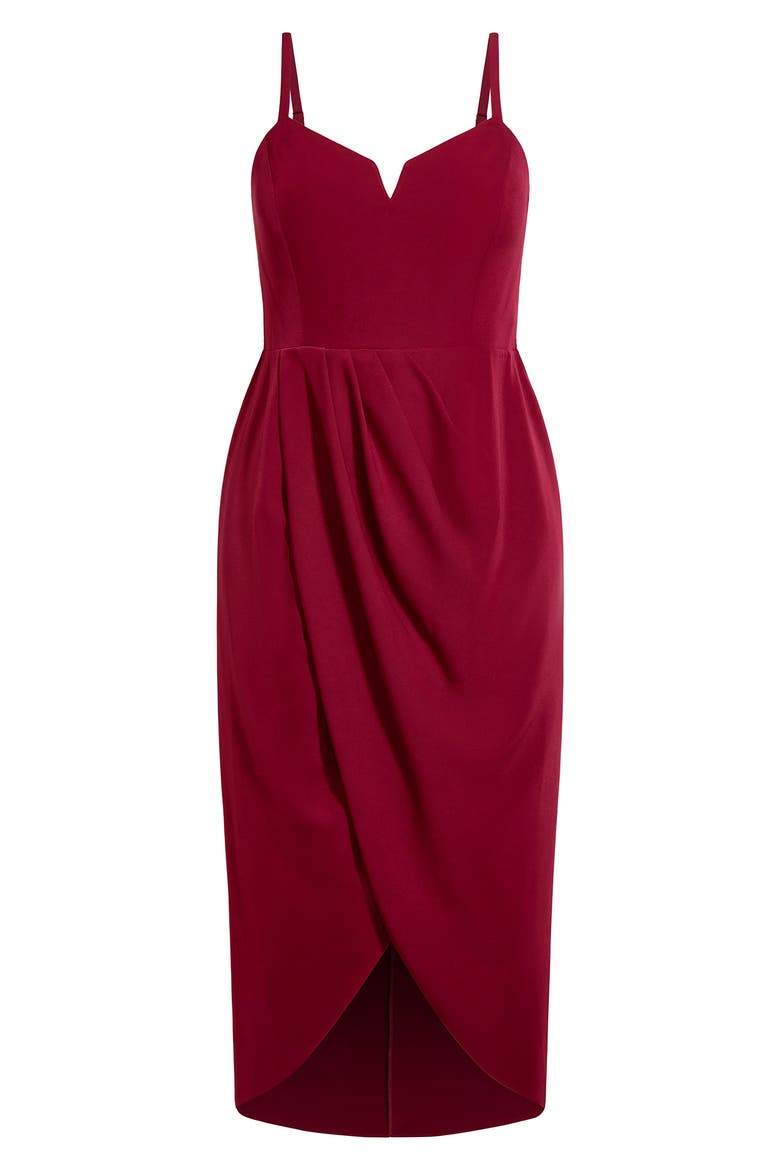 Sassy Dress, Alternate, color, RUBY