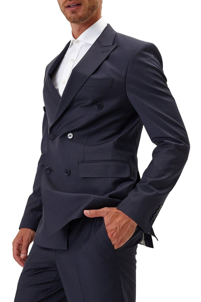 Double Breasted Suit, Alternate, color, MIDNIGHT BLUE