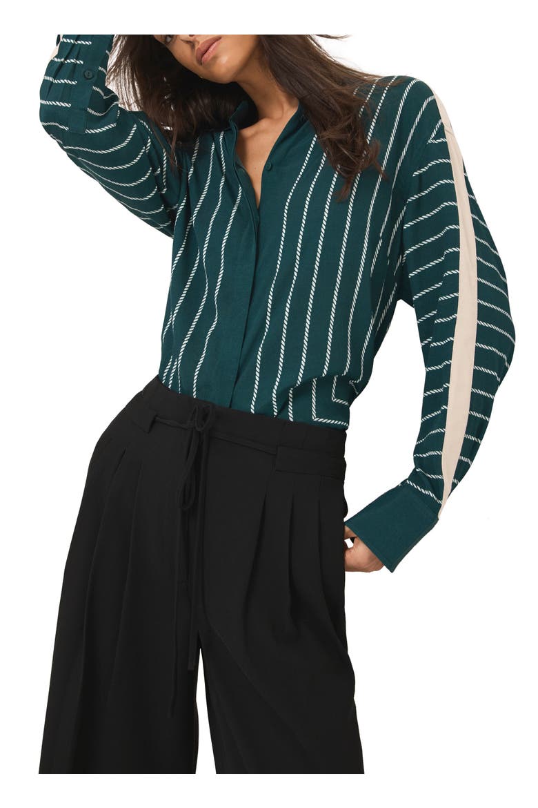 Striped Shirt, Alternate, color, Green