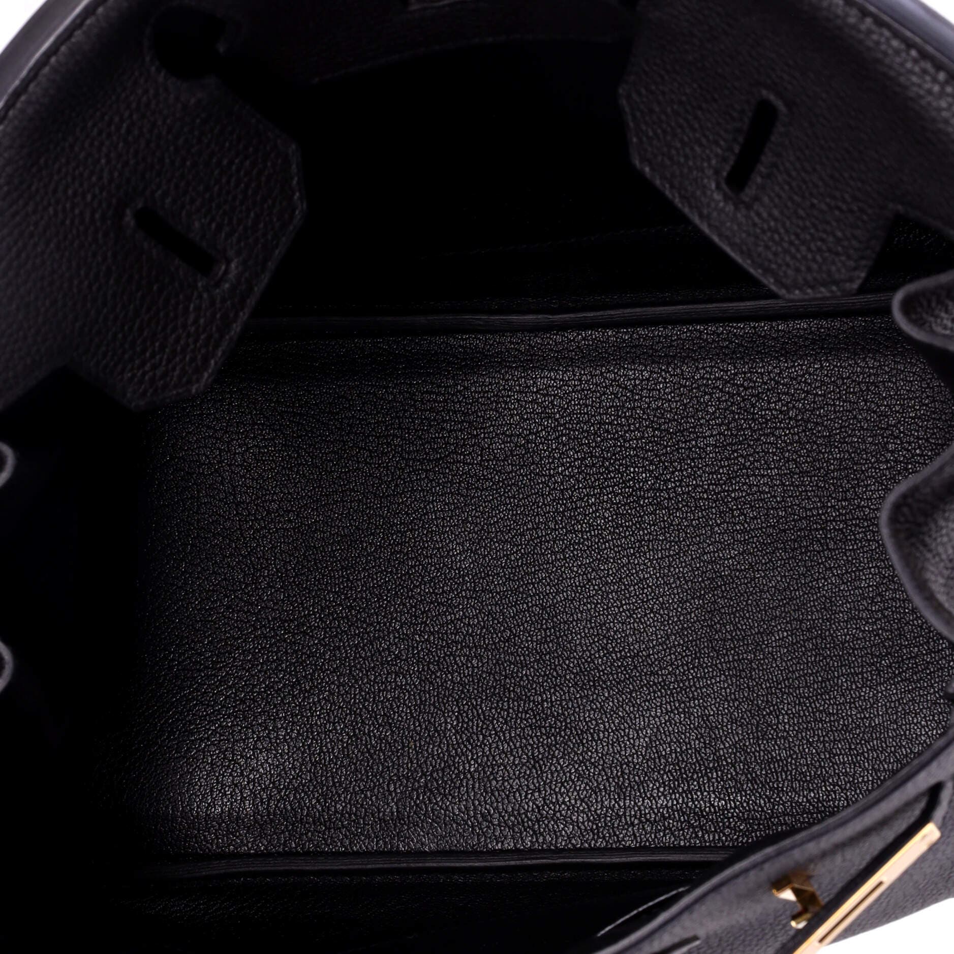 Pre-Owned Hermes Birkin Handbag Black Togo with Rose Gold Hardware 30, Alternate, color, Noir