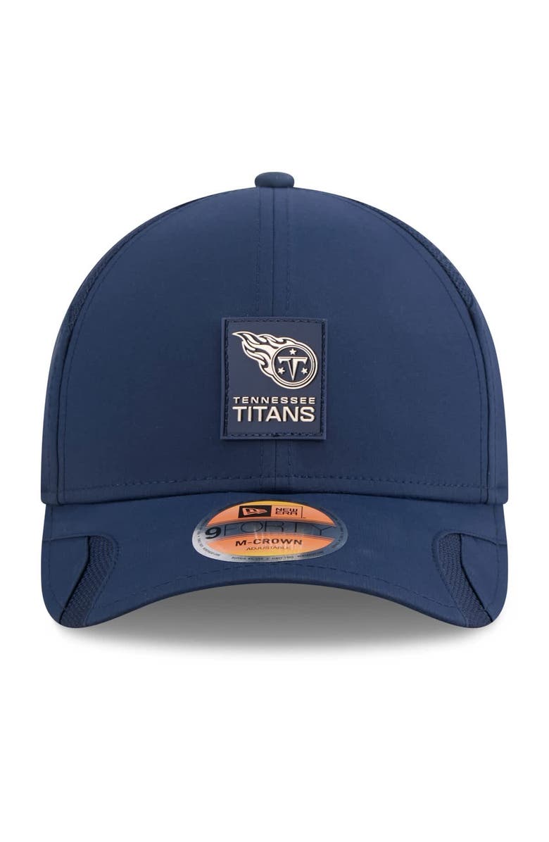 New Era Men's New Era Navy Tennessee Titans 2025 Sideline  M-Crown 9FORTY Adjustable Hat, Alternate, color, Navy
