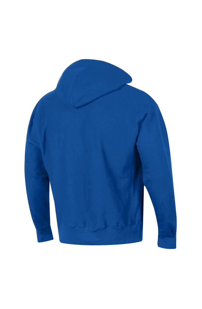 Champion Men's Champion  Royal Chicago Cubs Reverse Weave Chenille Hoodie, Alternate, color, Royal