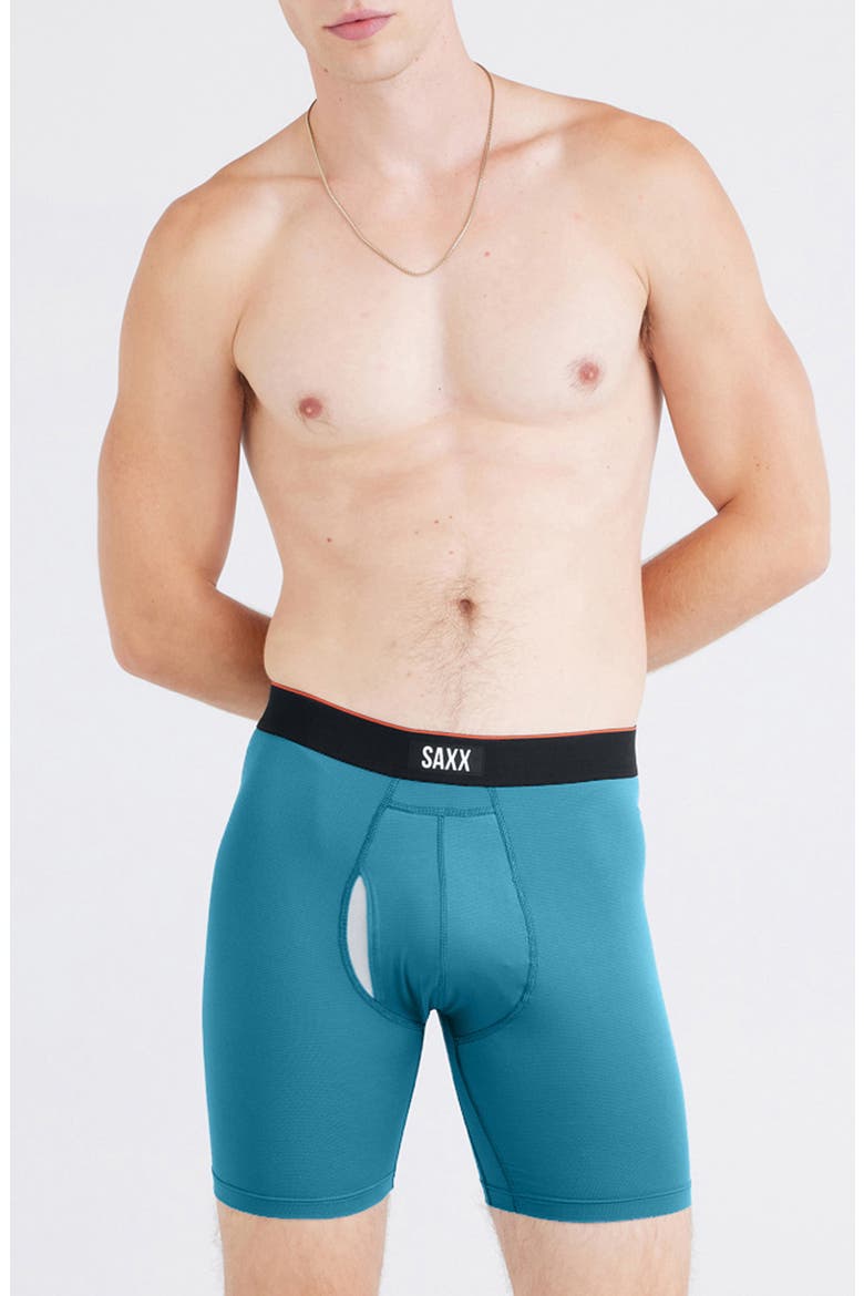 Multi-Sport Mesh Performance Boxer Briefs, Main, color, HYDRO BLUE