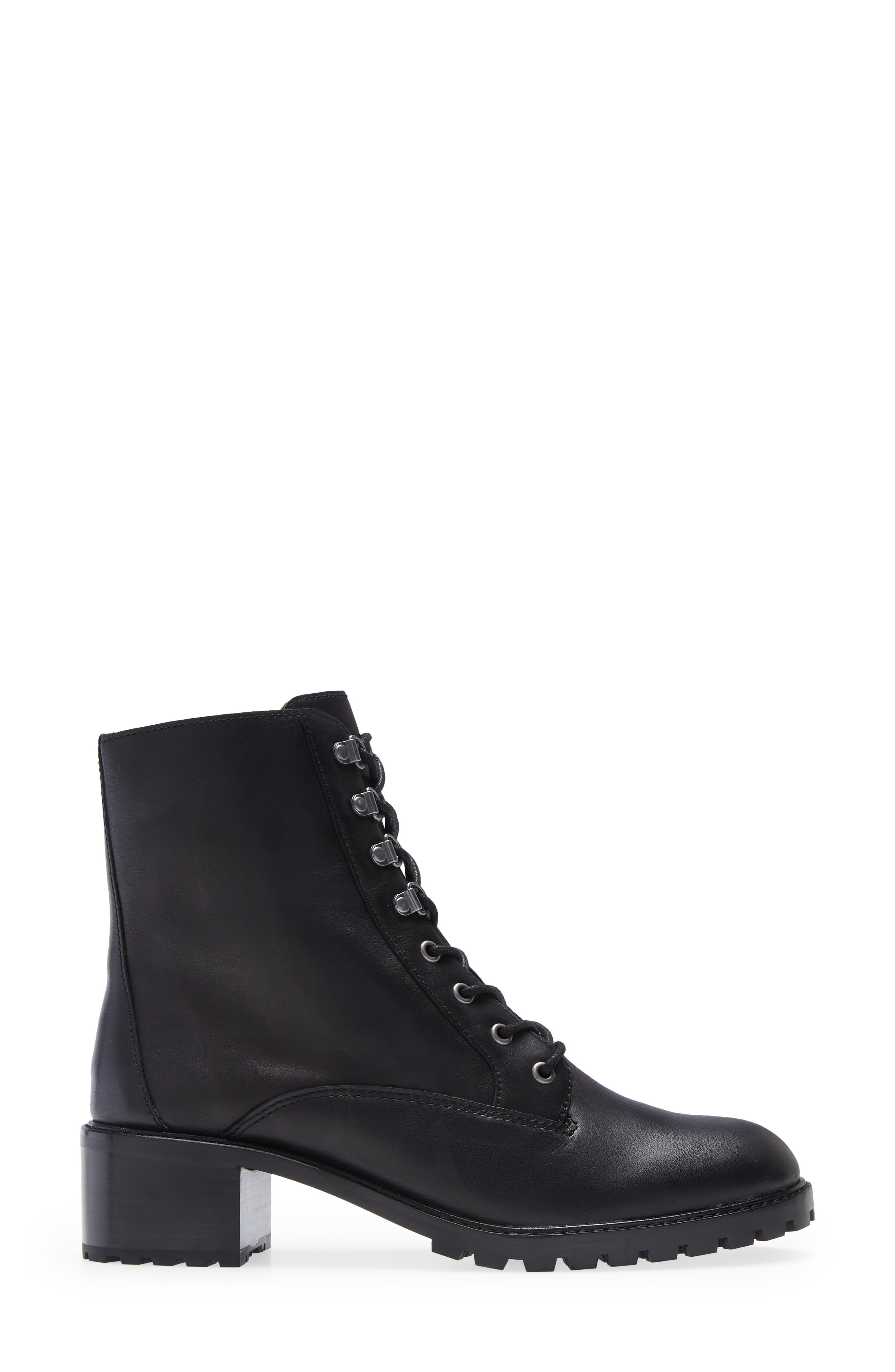 Madewell The Julien Lace-Up Lugsole Leather Boot, Alternate, color, 