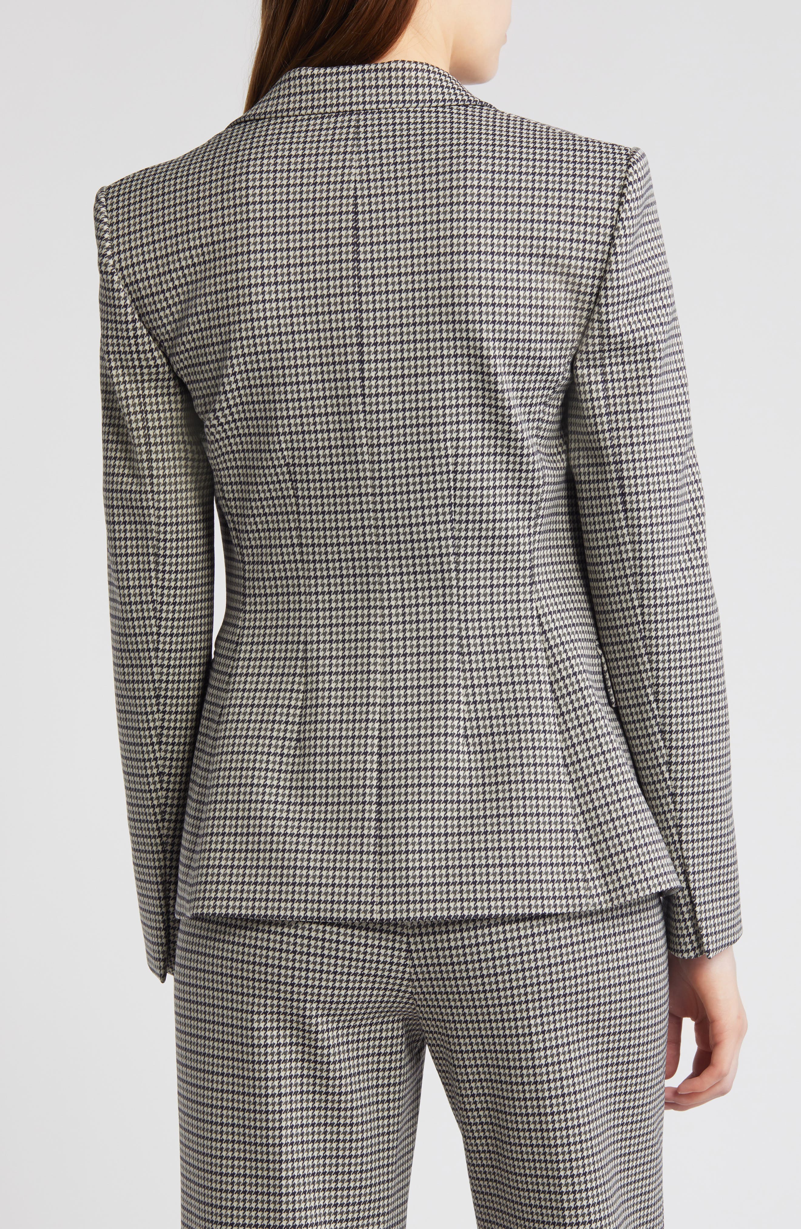Houndstooth Double Breasted Blazer - image 2