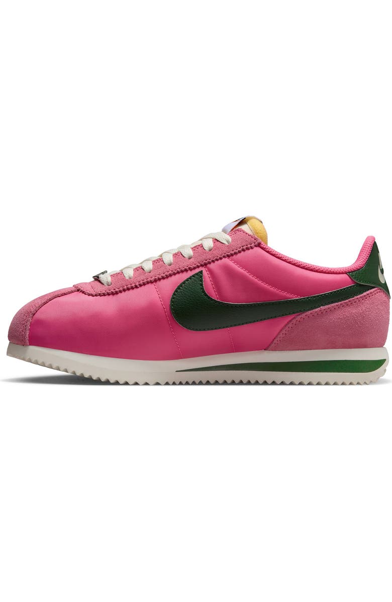 Nike Cortez Sneaker, Alternate, color, Pink/ Fir/ Sail/ White