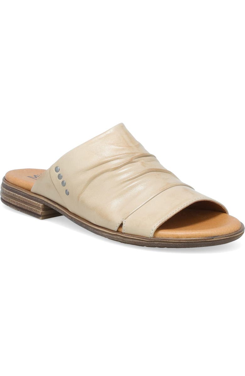Miz Mooz Dandelion Slide Sandal, Main, color, Cream