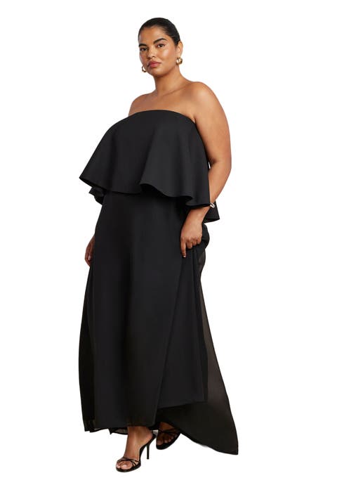 Peplum Bodice Gown (Plus Available)