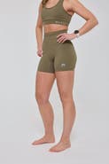 OOSC Infinite High Waisted Shorts - Khaki