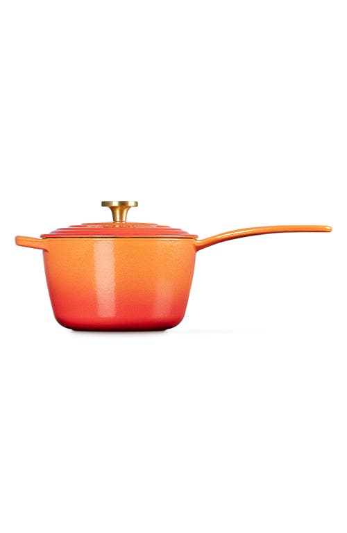 Le Creuset Signature 2.25.-quart Enameled Cast Iron Saucepan In Orange