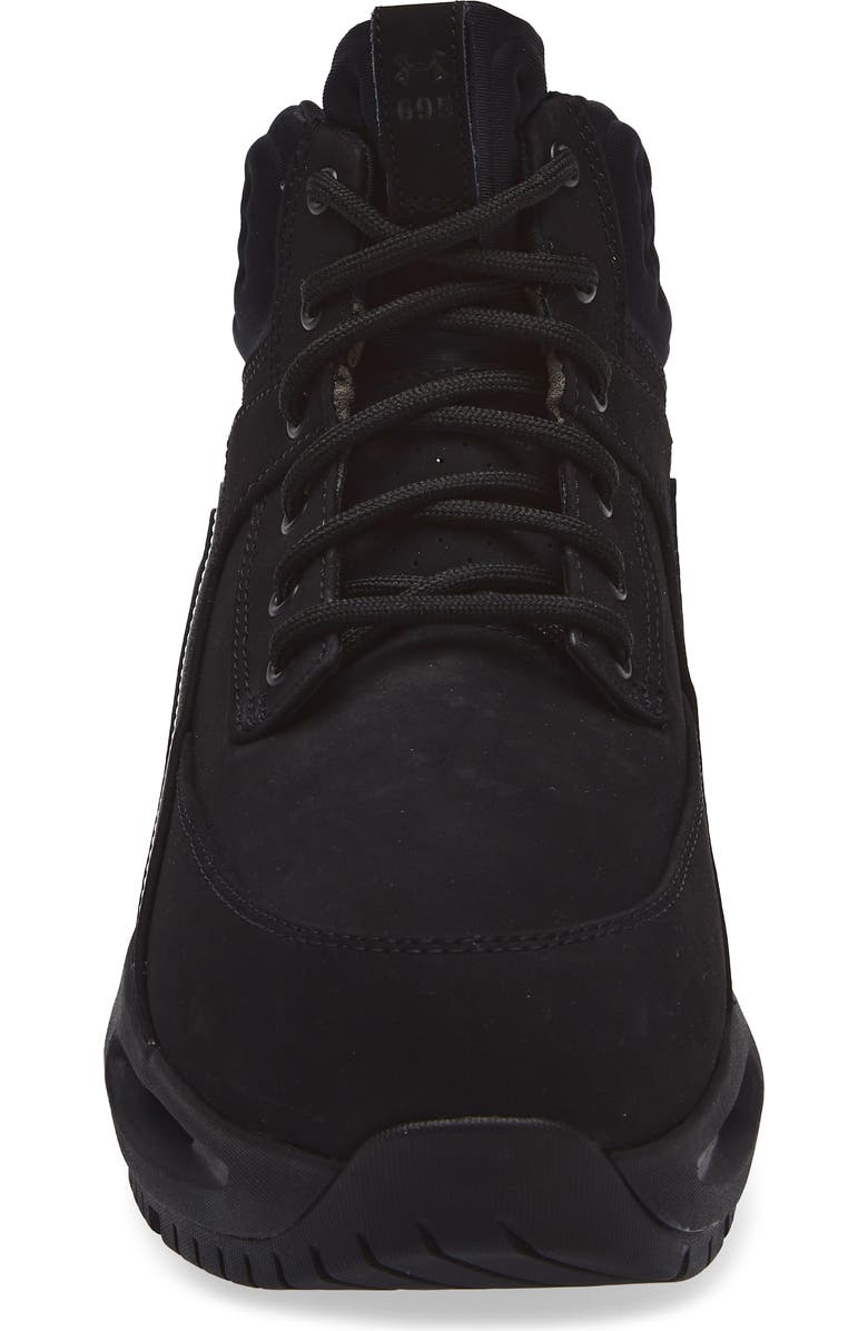 Under Armour 695 Lace-Up Boot, Alternate, color, Black