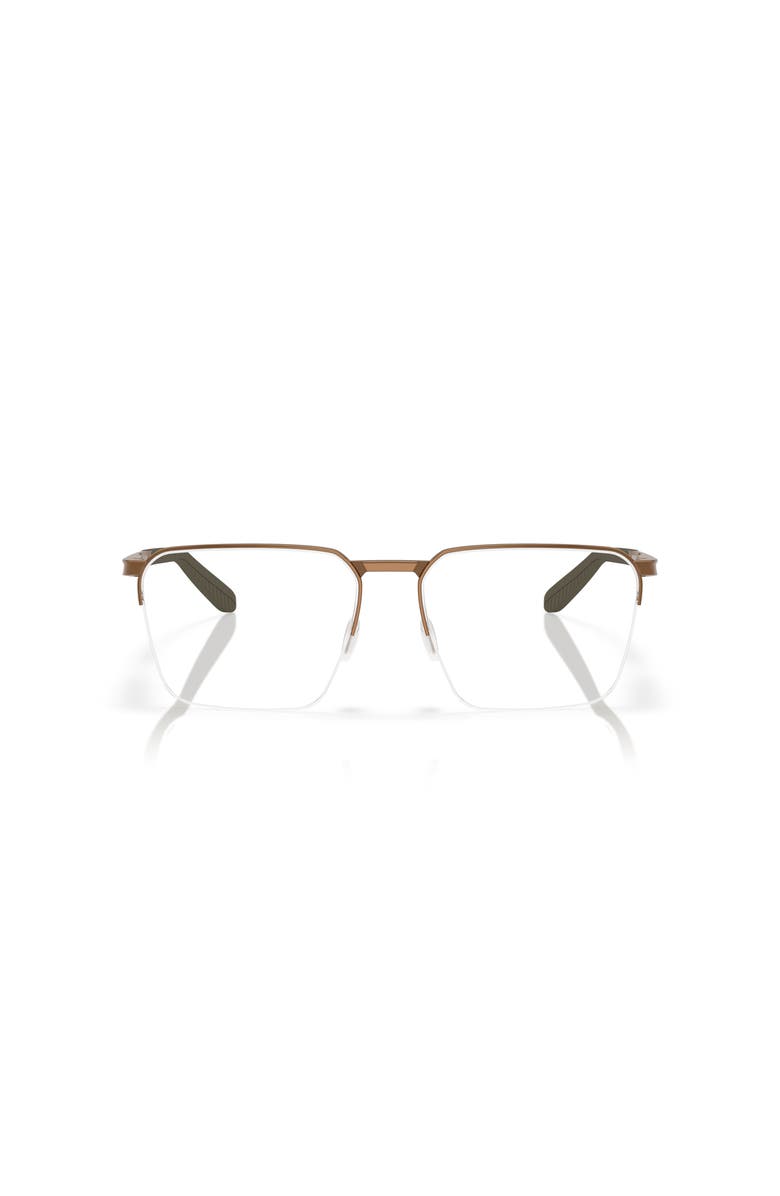 Costa 55mm Square optical glasses, Alternate, color, Brown