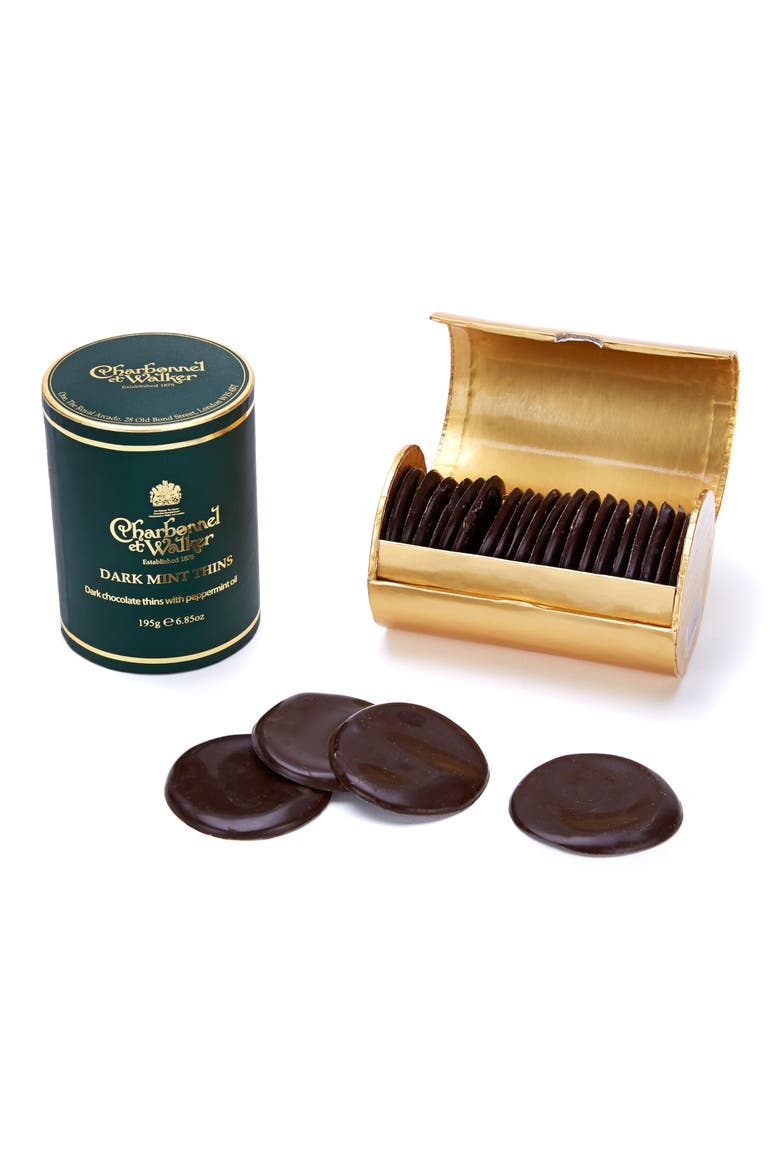 Flavored Chocolate Thins, Main, color, DARK/ MINT