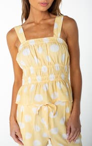 Roxy West Reef Polka Dot Cotton Tank
