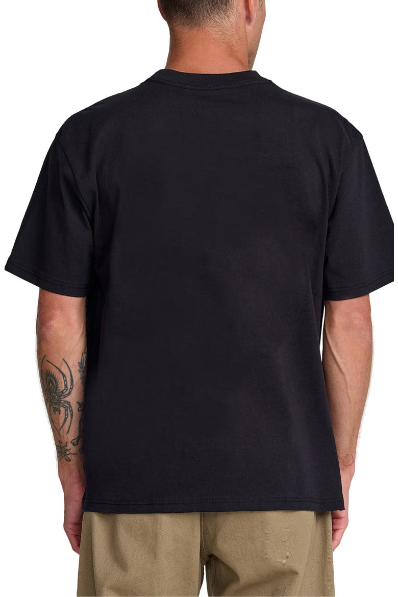 Americana Pocket Label Cotton T-Shirt, Alternate, color, BLACK