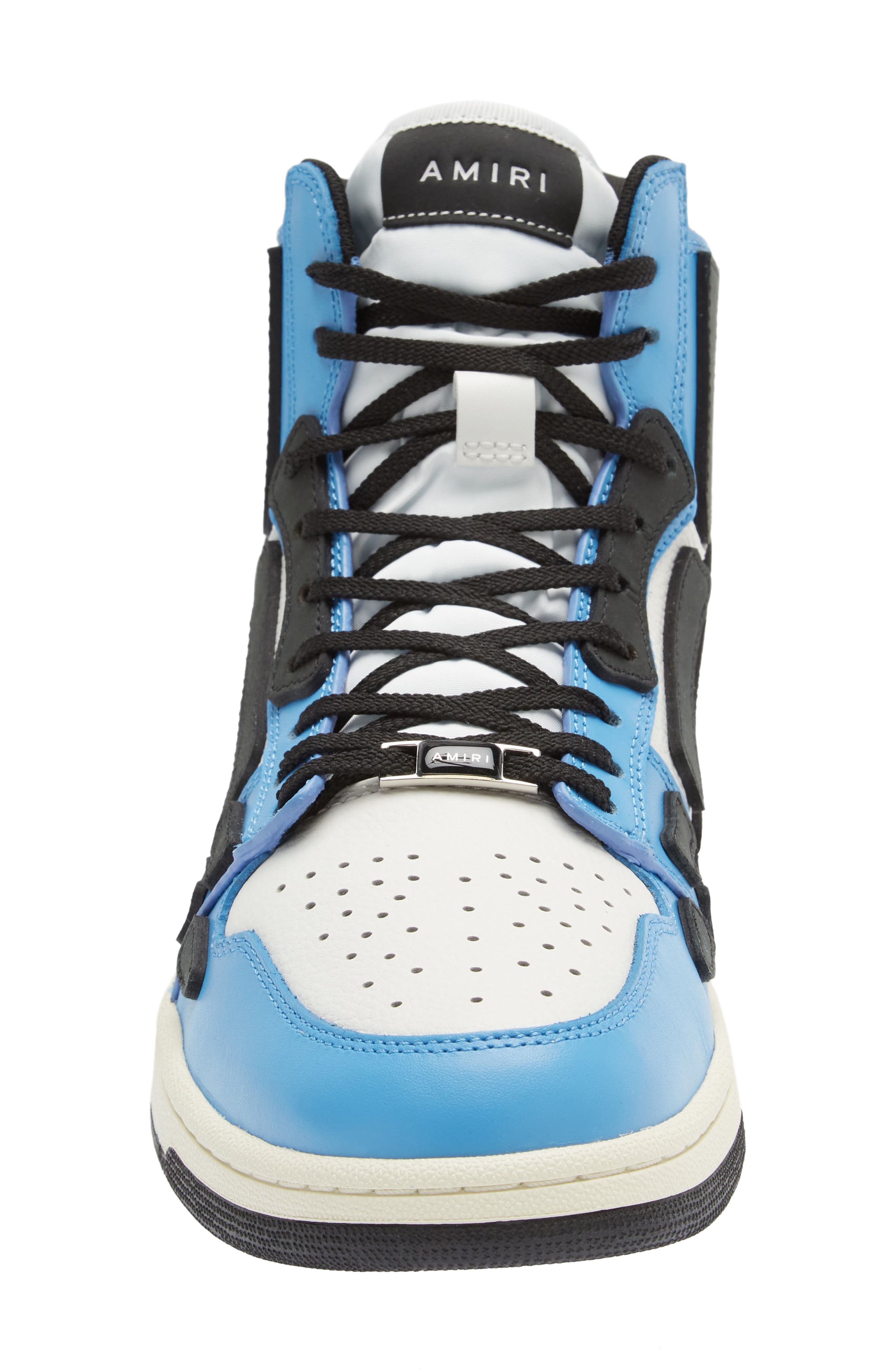 Skeleton High Top Sneaker, Alternate, color, 990 - CAROLINA BLUE / WHITE