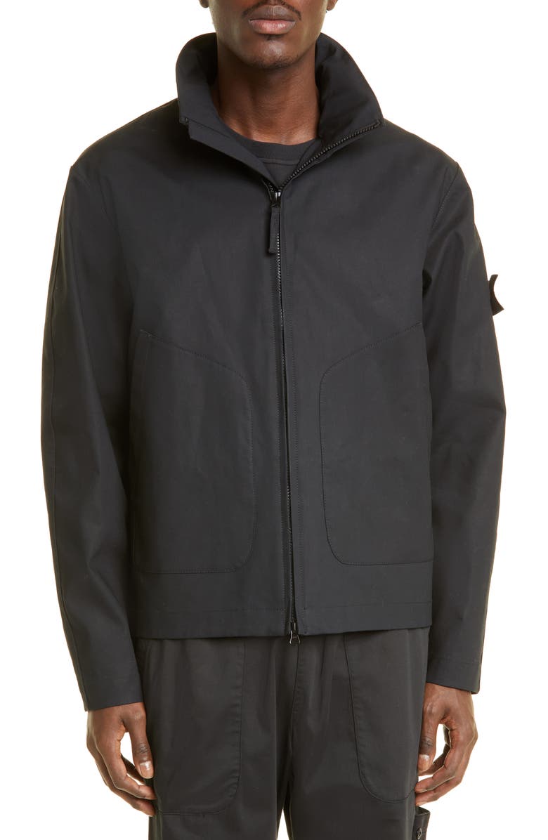 Stone Island Ghost Piece Water Resistant Supima<sup>®</sup> Cotton Jacket, Main, color, 