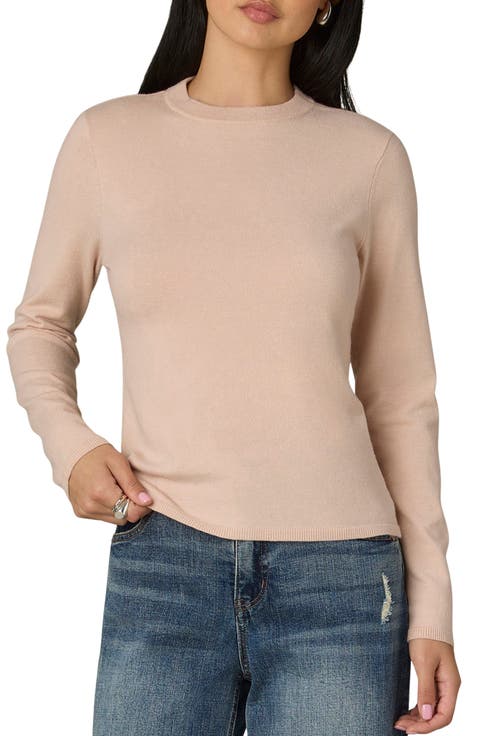Cashmere Blend Round Neck Sweater