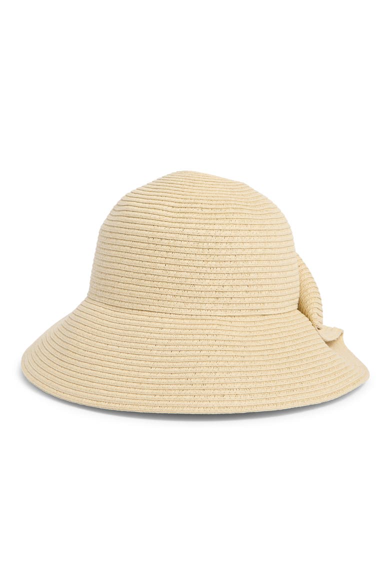 Straw Floppy Hat, Main, color, NATURAL