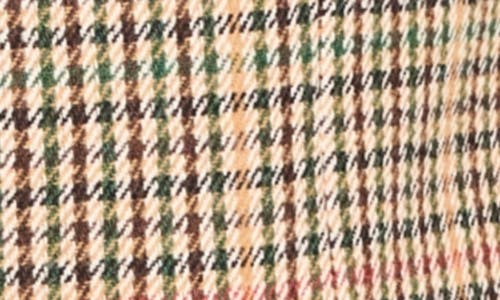 Paisley & Gray Ashton Slim Fit Houndstooth Plaid Wool Blend Blazer In Brown