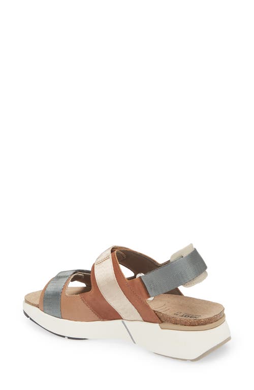 Naot Odyssey Slingback Sandal In Tan/latte/ivory