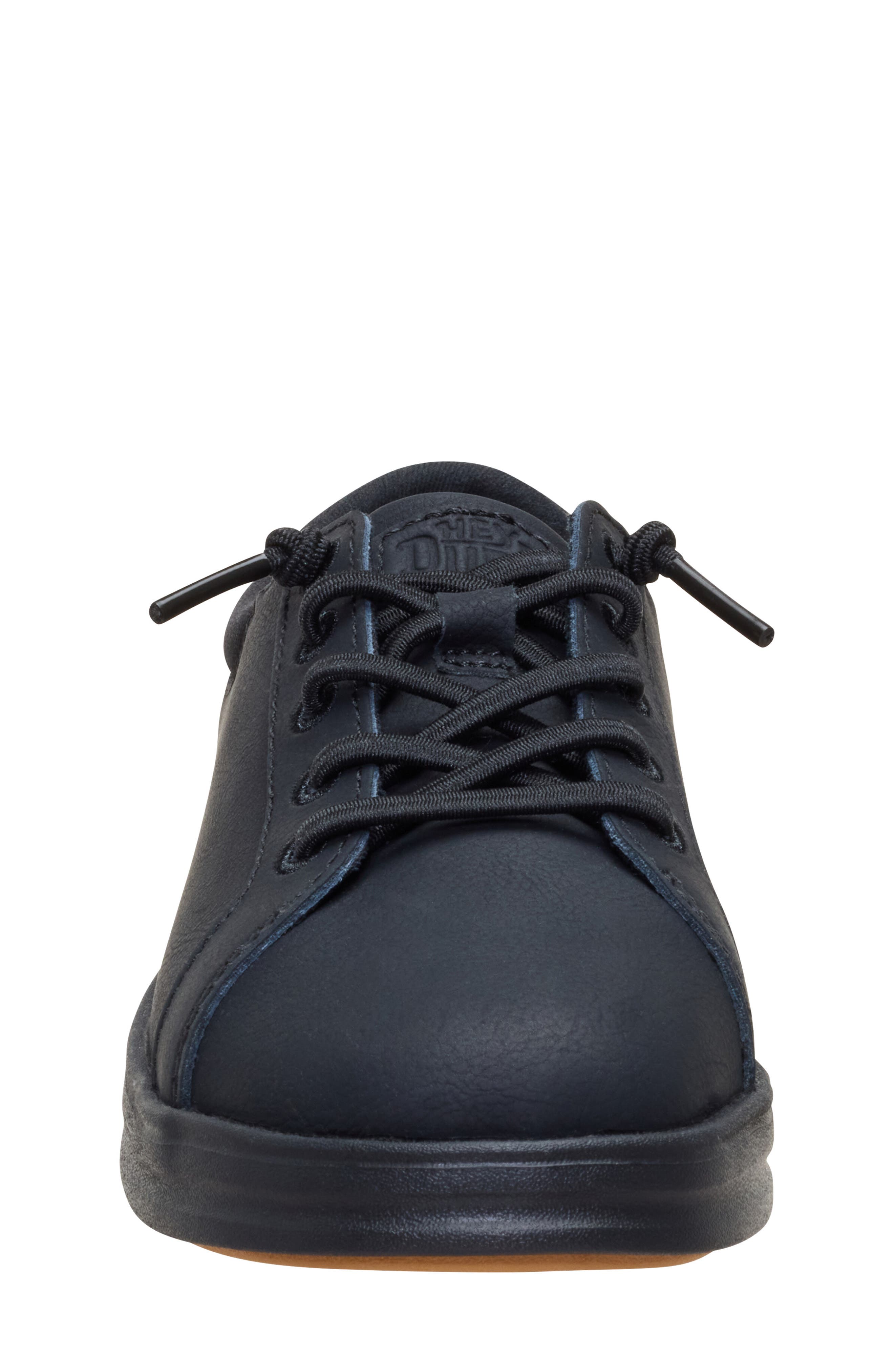 Hey Dude Kids' Paul Pro Classic Slip-On Sneaker, Alternate, color, Black/ Black