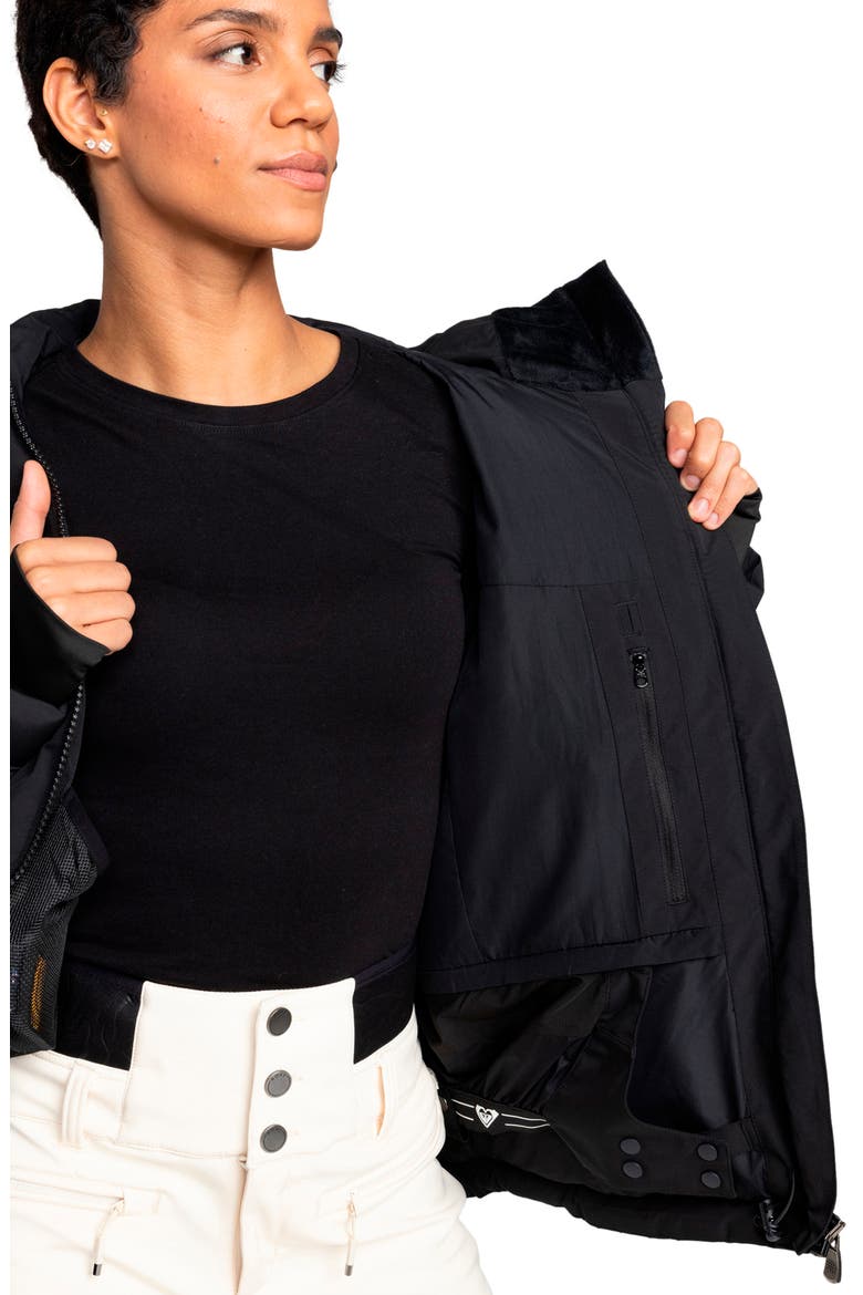 Alofted Water Resistant Hooded Puffer Jacket, Alternate, color, ANTHRACITE