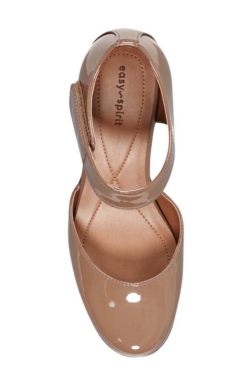 Easy Spirit Casity Ankle Strap Pump In Brown