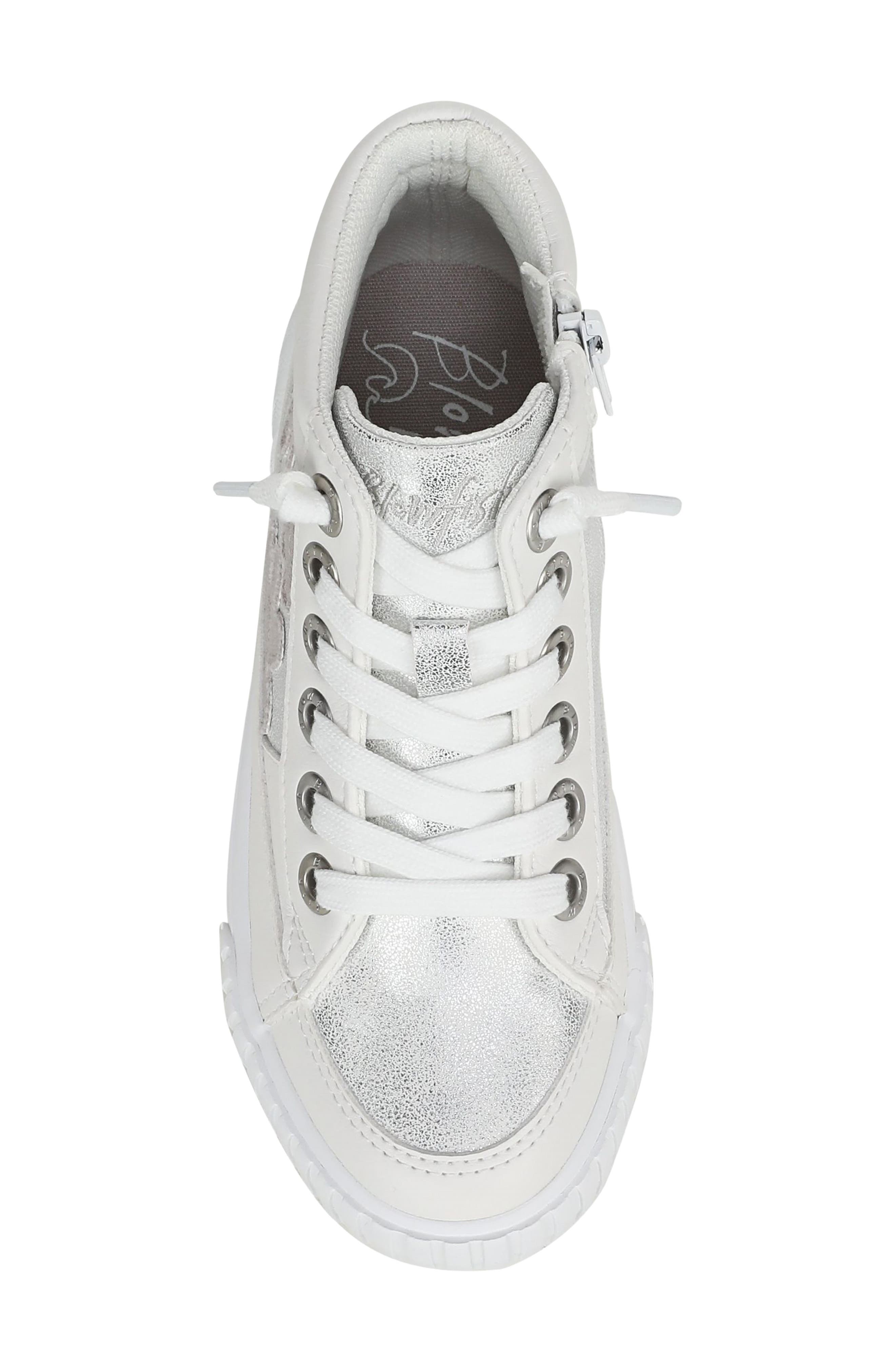 Kids' Wander High Top Lace-Up Sneaker, Alternate, color, WHITE