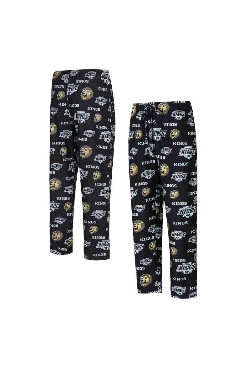 CONCEPTS SPORT Men's Concepts Sport Black Los Angeles Kings All Over Print Knit Pants, Main, color, Black