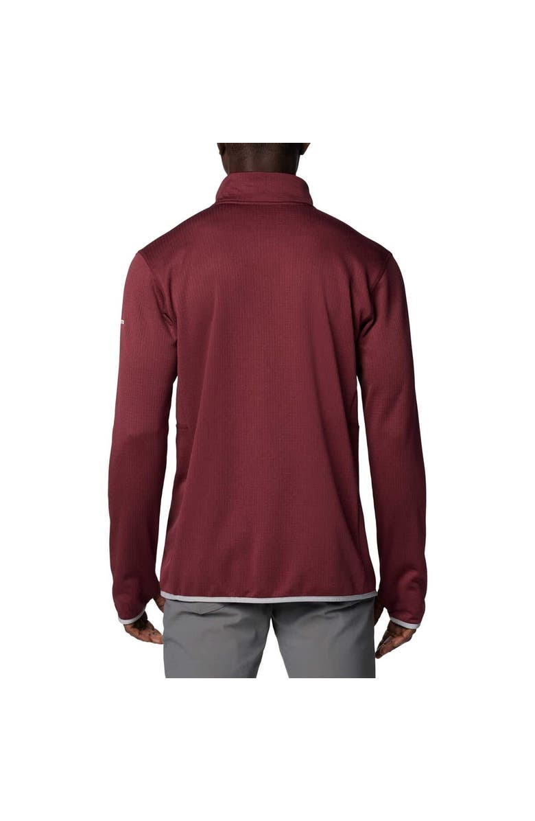 Columbia Men's Columbia Maroon Texas A&M Aggies Park View Grid Fleece Omni-Wick Half-Zip Jacket, Alternate, color, Maroon