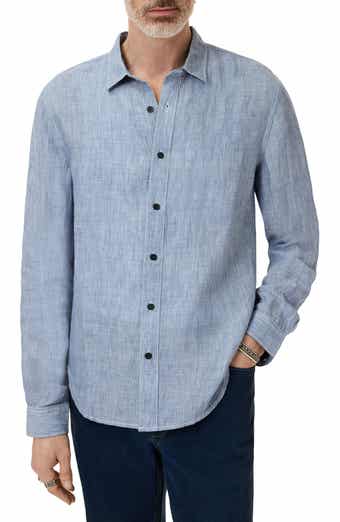 John Varvatos Ben Linen Button-Up Shirt