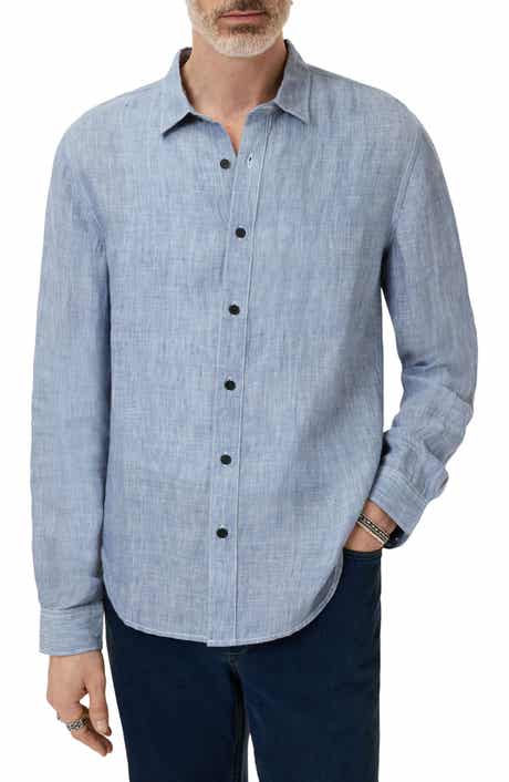 John Varvatos Ben Linen Button-Up Shirt